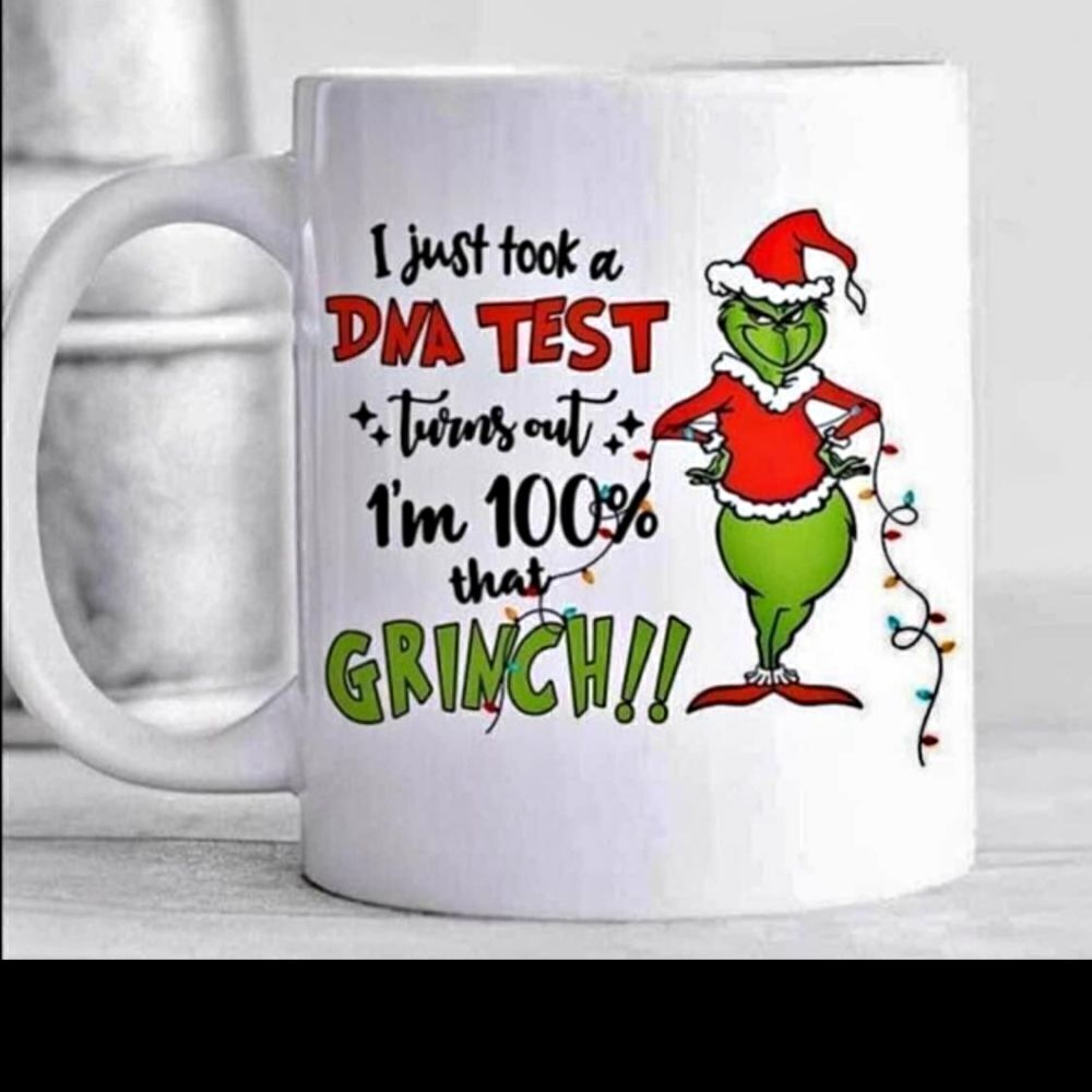 *Coffee Mug, 100% Grinch
